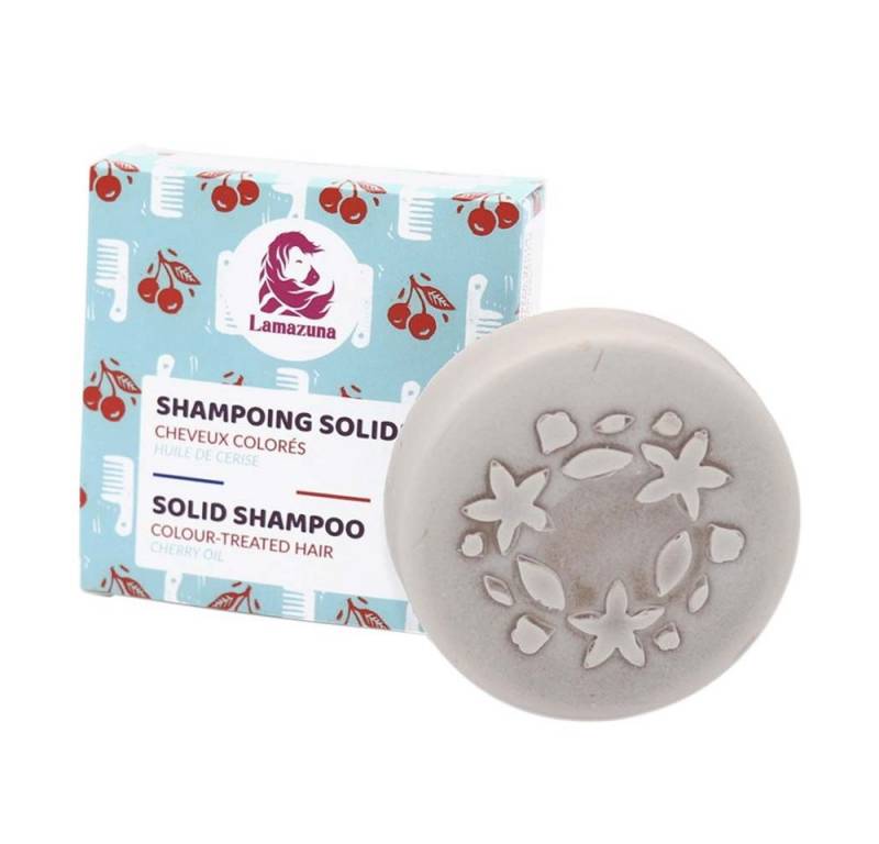 Lamazuna Haarshampoo Festes Shampoo - color block, gefärbtes Haar 70g von Lamazuna