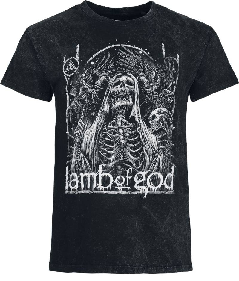 Lamb Of God Hicon T-Shirt charcoal in S von Lamb Of God
