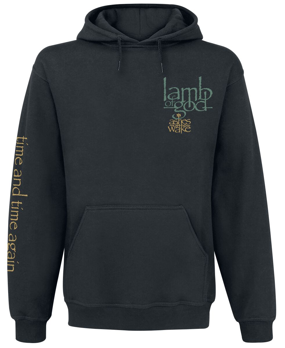 Lamb Of God Kapuzenpullover - Ashes Of The Wake Time - M bis XXL - für Männer - Größe XL - schwarz  - Lizenziertes Merchandise! von Lamb Of God