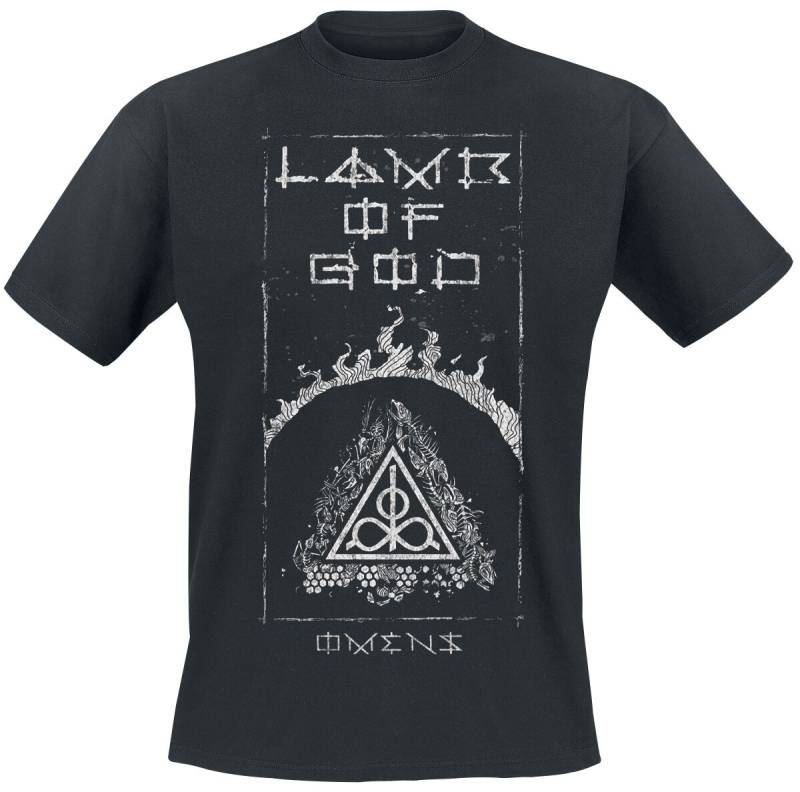 Lamb Of God Omens Frame T-Shirt schwarz in S von Lamb Of God