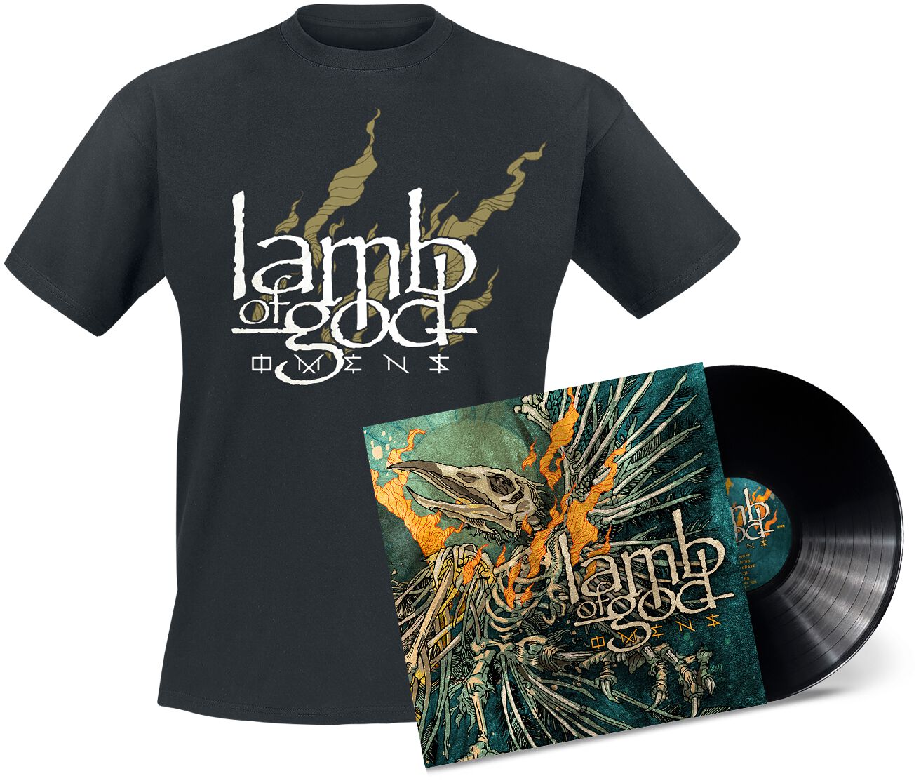 Lamb Of God Omens LP multicolor von Lamb Of God