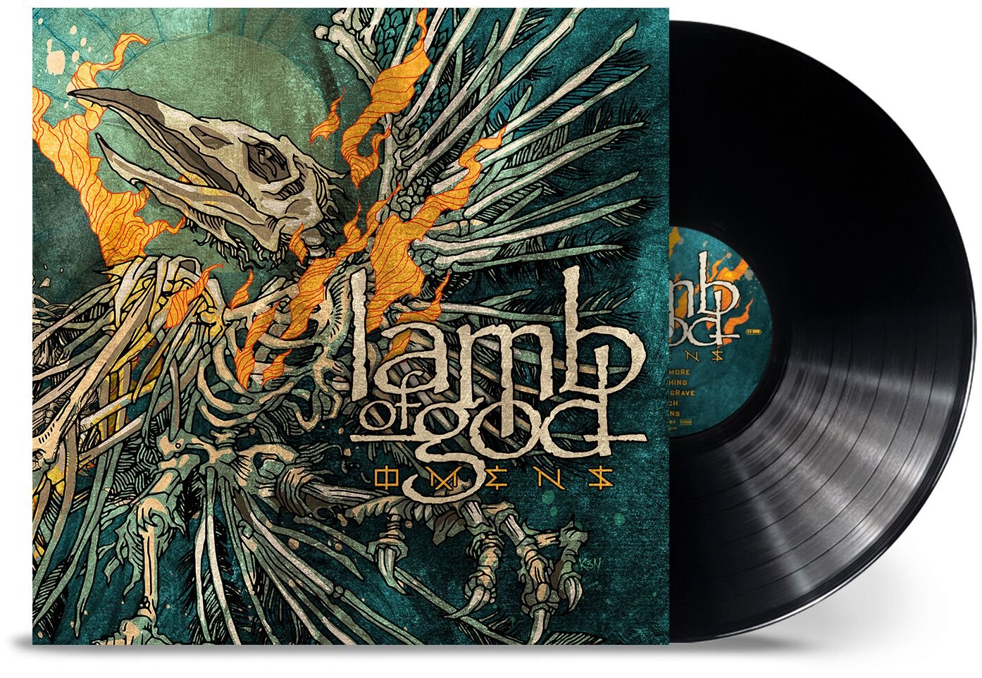 Lamb Of God Omens LP schwarz von Lamb Of God