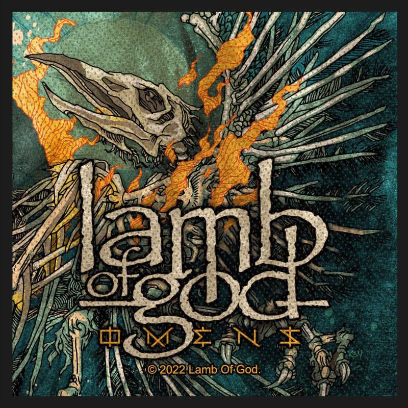 Lamb Of God Patch - Omens - multicolor  - Lizenziertes Merchandise! von Lamb Of God