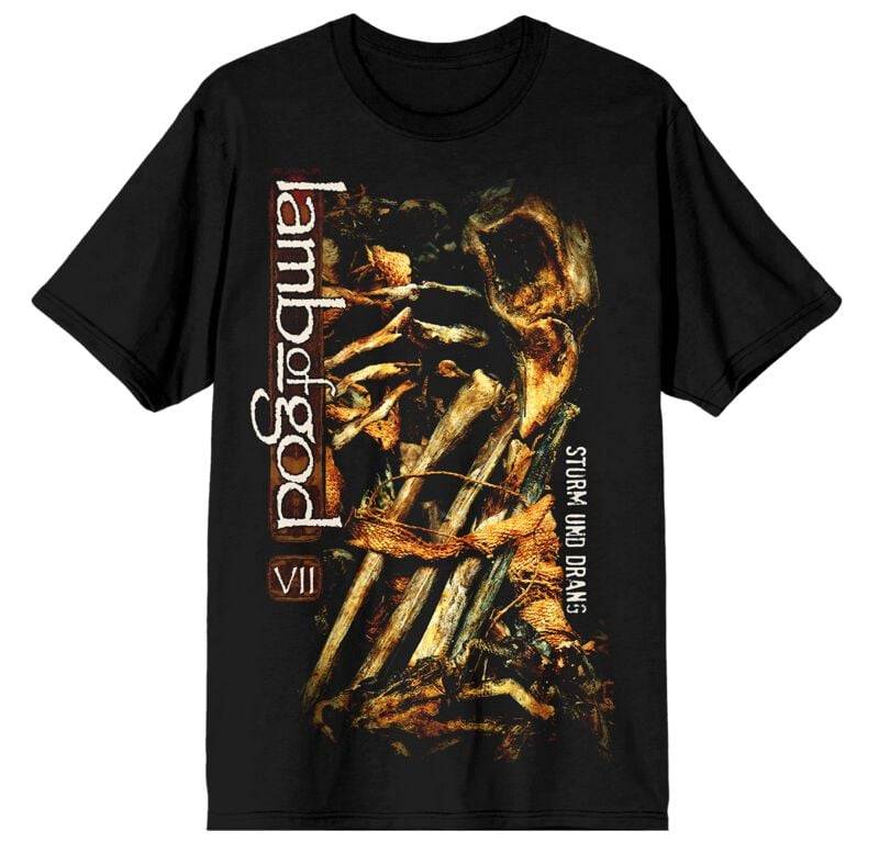 Lamb Of God Sturm Und Drang Bones T-Shirt schwarz in L von Lamb Of God