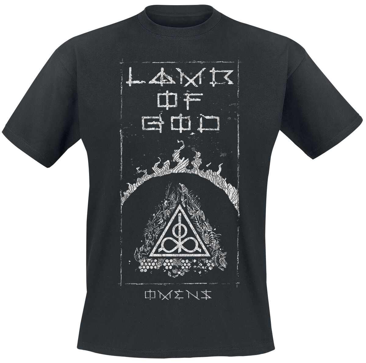 Lamb Of God T-Shirt - Omens Frame - S bis 4XL - für Männer - Größe 3XL - schwarz  - Lizenziertes Merchandise! Lamb Of God T-Shirt - Omens Frame - S bis 4XL - für Männer - Größe 3XL - schwarz  - Lizenziertes Merchandise! von Lamb Of God