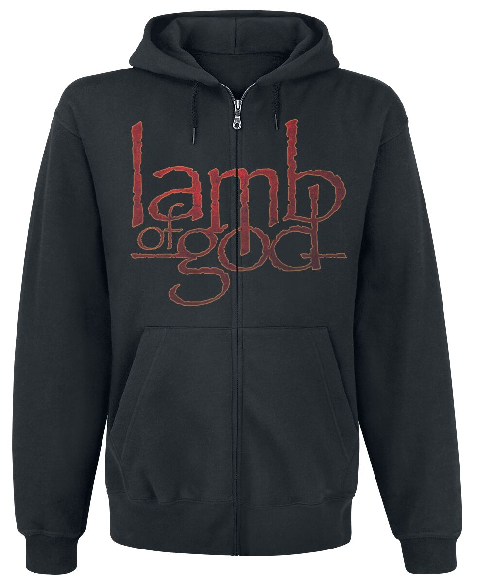 Lamb Of God Vulture Kapuzenjacke schwarz in S Lamb Of God Vulture Kapuzenjacke schwarz in S von Lamb Of God