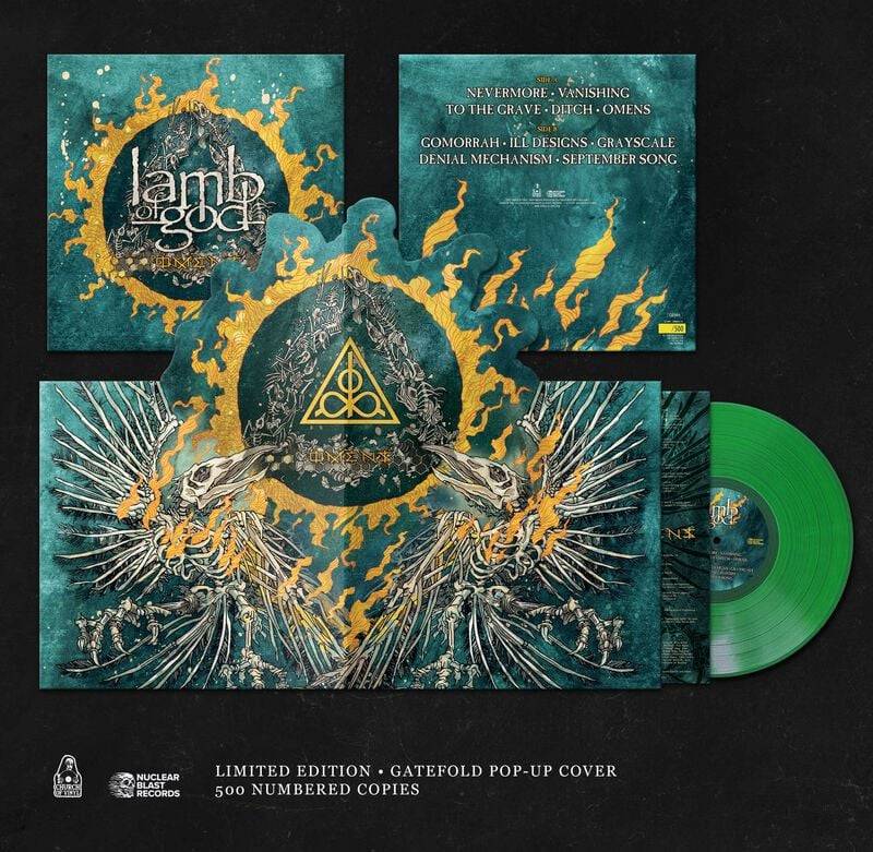 Omens von Lamb Of God - LP (Coloured, Gatefold, Limited Edition, Re-Release) von Lamb Of God