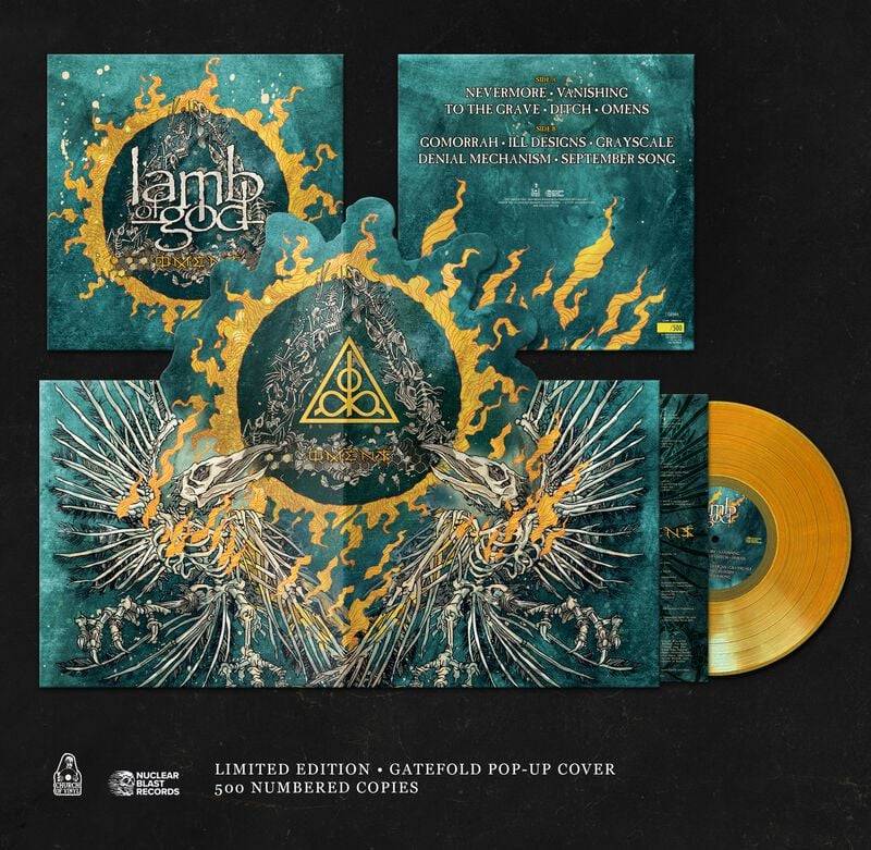 Omens von Lamb Of God - LP (Coloured, Gatefold, Limited Edition, Re-Release) von Lamb Of God