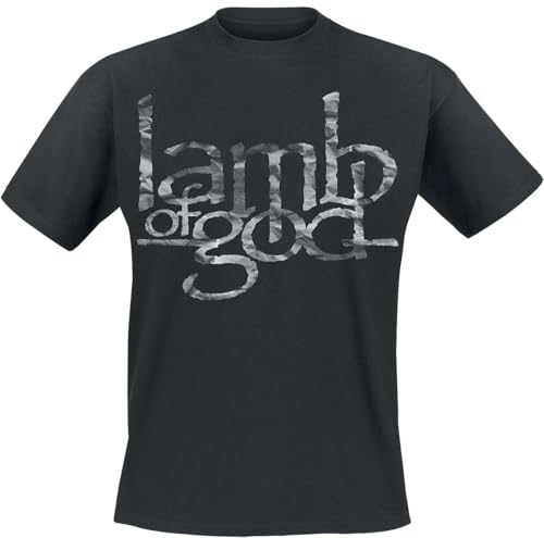 Lamb of God Large Stacked Logo Männer T-Shirt schwarz M von Lamb of God