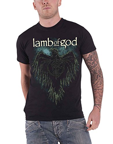 Lamb of God T Shirt Phoenix Rising Band Logo Nue offiziell Herren Schwarz XL von Lamb of God