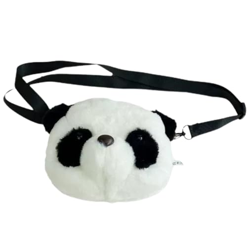Lambo Plüsch-Panda-Tasche | Panda Wallet Umhängetasche,Flauschige Umhängetasche, Plüsch-Cartoon-Umhängetasche für Damen, Teenager-Mädchen, Jungen und ädchen von Lambo