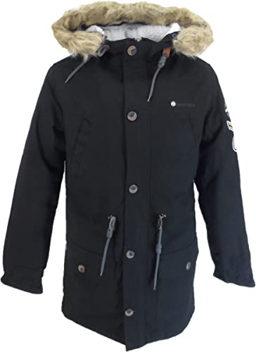 Lambretta Herren Parka Mantel, Schwarz , M von Lambretta