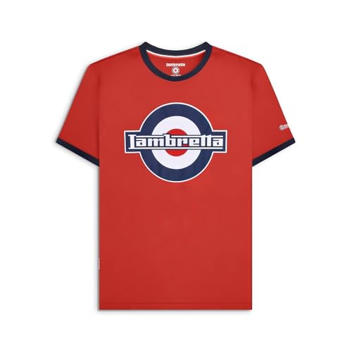 Lambretta Herren-T-Shirt, marineblau / rot, L Lambretta Herren-T-Shirt, marineblau / rot, L von Lambretta