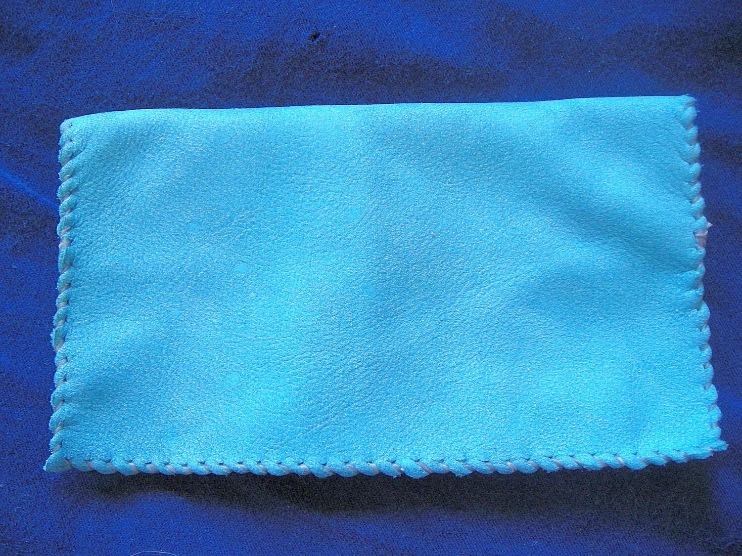 Neu - Vintage Style Leder Tobacco Pouch Türkis Farbe Neu - Vintage Style Leder Tobacco Pouch Türkis Farbe von Lamebeavertradingco
