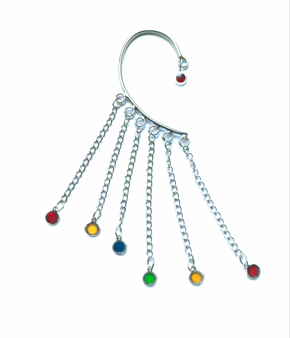Ohrring Mit Kristall-Ohrmanschette Ohrring Mit Kristall-Ohrmanschette von Lamegghina
