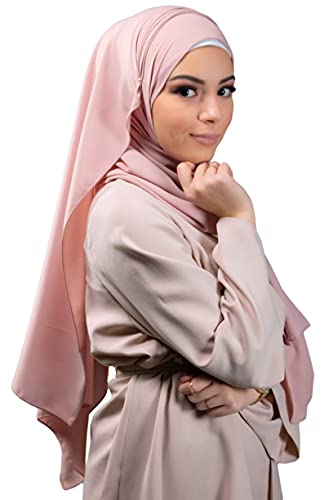 Lamis Hijab - Muslim Hijab premium Chiffonschal 200X70 CM XXL Tuch Damenschal von Lamis Hijab