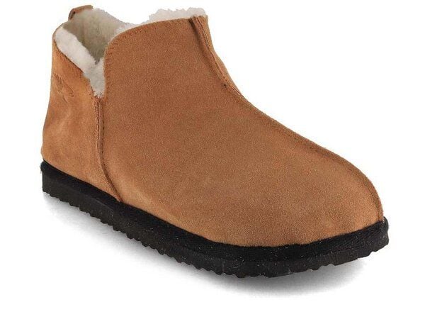 Lammbock Lammfell Hausschuhe Stiefel Shearlock mit Outdoorsoohle von Lammbock