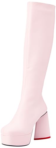 LAMODA Damen Sweet Talker Kniehohe Stiefel, Rosa PU, 39 EU von LAMODA