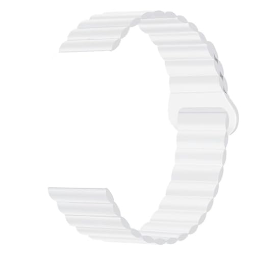 Lamshaw Kompatibel mit NotePin AI-Diktiergerät-Bändern, Silikon-Sportschlaufen-Armband, kompatibel mit NotePin AI-Diktiergerät (weiß) von Lamshaw