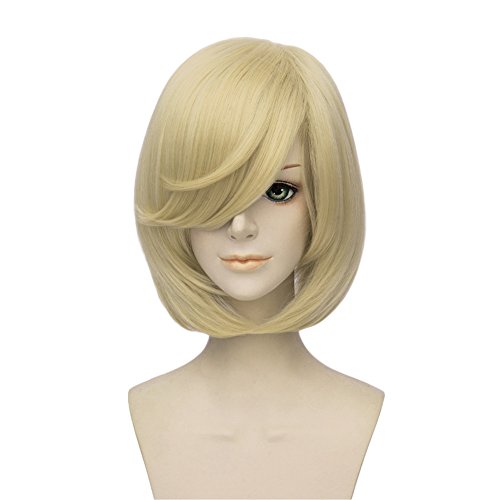 LanTing Cosplay Perücke YURI!!! on ICE Yuri Plisetsky Blonde Cosplay Party Fashion Anime Human Kostüm Full Wigs Synthetic Haar Heat Resistant Fiber Haar von LanTing