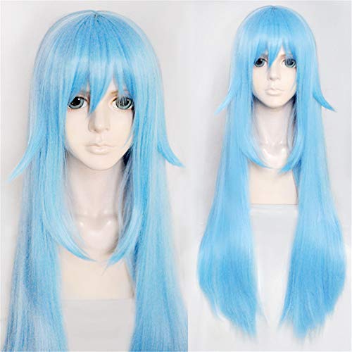 LanTing Regarding reincarnated to slime von Rimuru Tempest cosplay perücke Frau Lange cosplay Wig perücke karneval fasching Halloween Party, Blau von Vicien