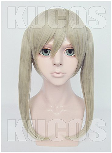 LanTing Cosplay Perücke Soul Eater Maka ALBARN Linen Pigtail Styled Frauen Cosplay Party Fashion Anime Human Costume Full wigs Synthetic Haar Heat Resistant Fiber von Vicien