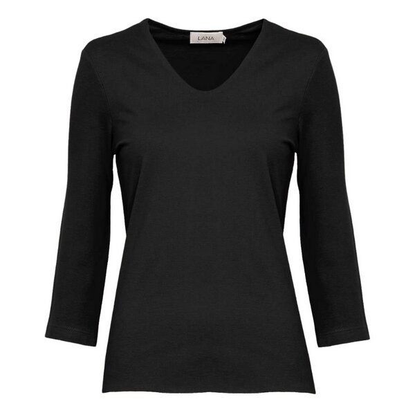 Lana natural wear V-Neck Shirt für Damen, 3/4 Arm - Modell Mara von Lana natural wear