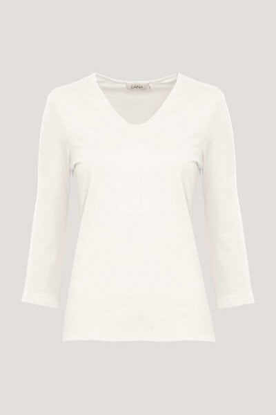 Lana natural wear V-Neck Shirt für Damen, 3/4 Arm - Modell Mara von Lana natural wear