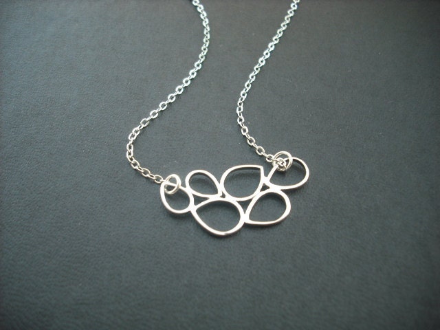 Brautjungfern Geschenk, Hochzeitsgeschenk, Multi-Teardroop-Halskette von Lana0Crystal