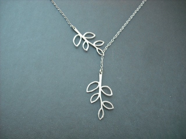 Fünf Blatt Zweig Lasso - Matt Rotguss von Lana0Crystal