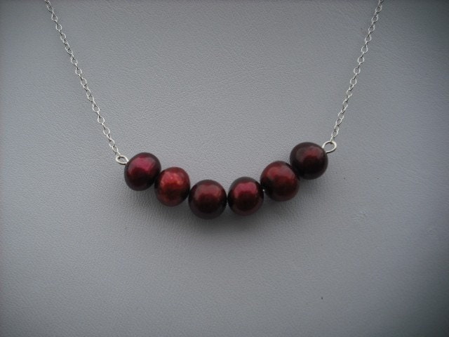 Glam Moosbeere - Sterling Silber Halskette von Lana0Crystal