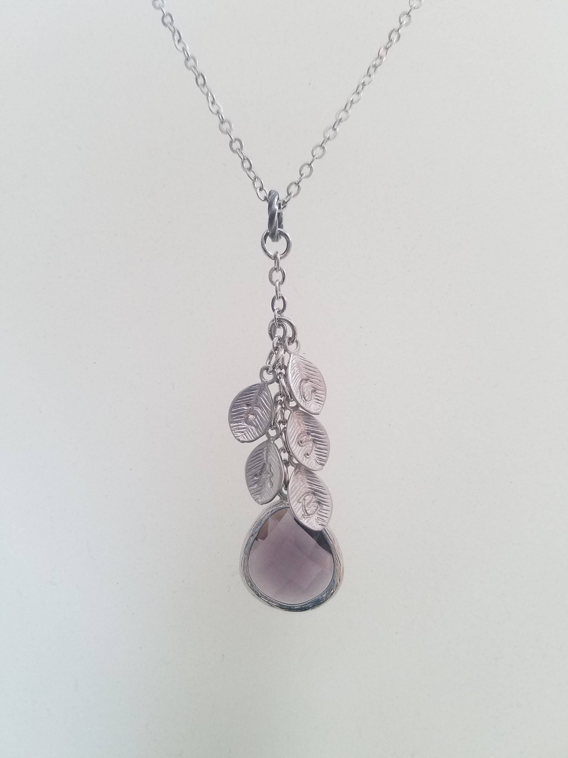 Gold Oder Silber Birthstone Und Erste Halskette - Erhältlich in Allen Birth, Necklce Großmutter, Mutter Halskette, Familie von Lana0Crystal