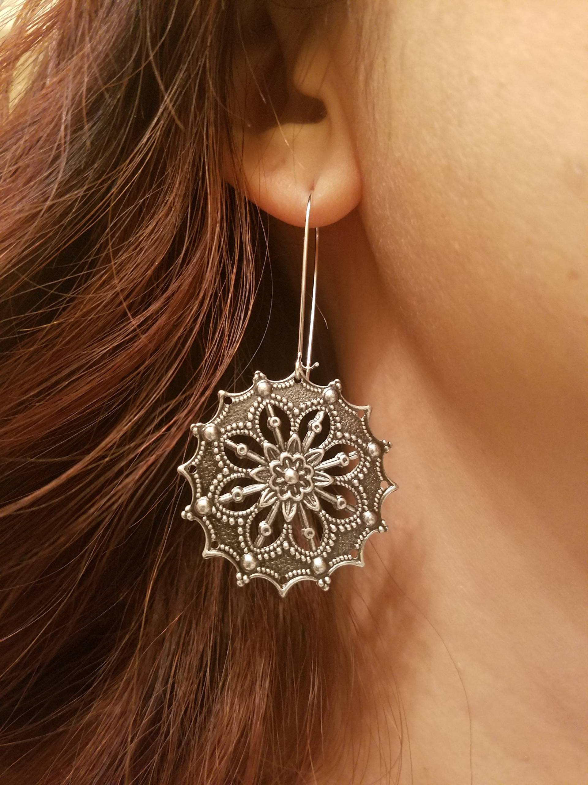 sternblume Gestempelt Ohrringe von Lana0Crystal