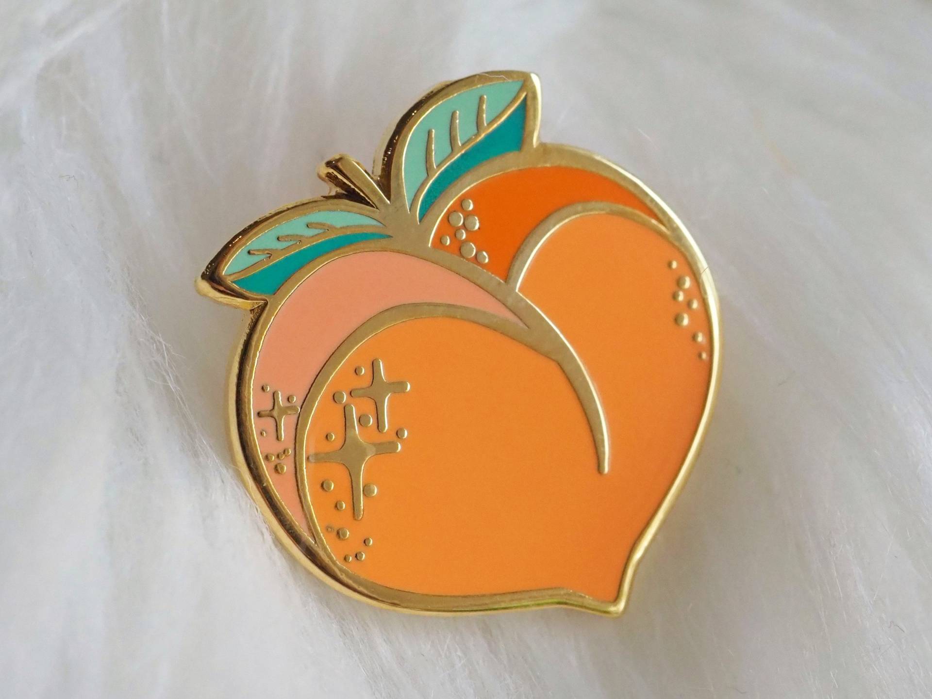 Anstecknadel - Peach Emoji Anstecknadel - Peach Emoji von LanaBetty