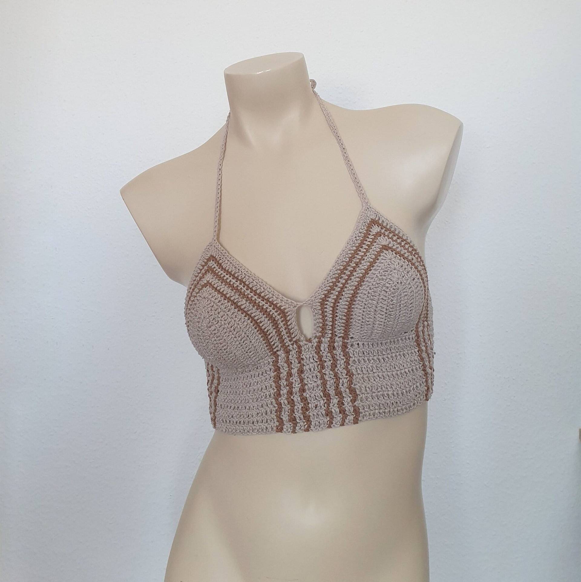 Häkeltop Häkel Crop Top Ethno Hippie Boho Häkeltop Häkel Crop Top Ethno Hippie Boho von LanaLunaCrochetArt