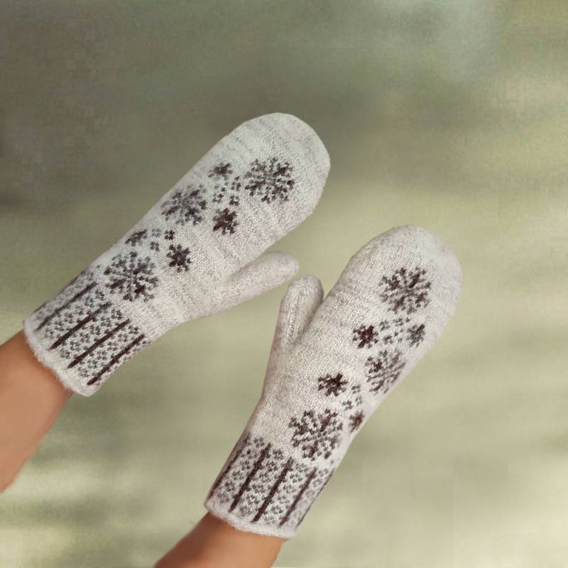 Gefilzte Merino Wolle Armstulpen Damen Winter Strick Armstulpen von LanaTrend