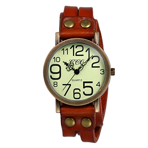 Lancardo Herren Damen Armbanduhr Analog mit Leder Armband LCD028P028 Lancardo Herren Damen Armbanduhr Analog mit Leder Armband LCD028P028 von Lancardo