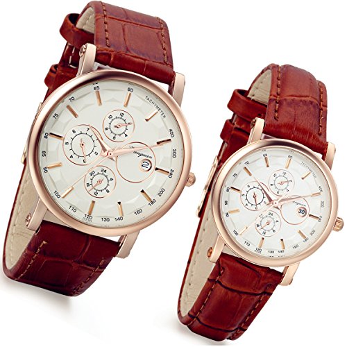 LANCARDO Herren Damen Armbanduhr Analog mit Leder Armband LCDLOVE006 LANCARDO Herren Damen Armbanduhr Analog mit Leder Armband LCDLOVE006 von Lancardo