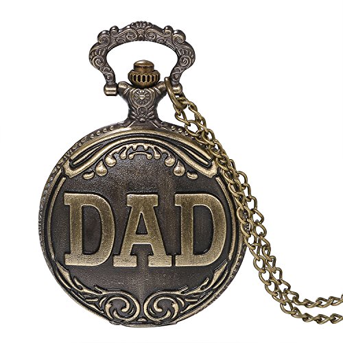 Lancardo Vintage Taschenuhr Herren Damen Analog Quarzuhr mit Kette Geschenk für Vater Dad Männer Lancardo Vintage Taschenuhr Herren Damen Analog Quarzuhr mit Kette Geschenk für Vater Dad Männer von Lancardo
