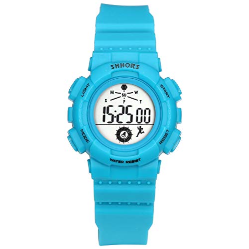 Lancardo Digitaluhren für Jungen Mädchen Wasserdicht Multifunktionen Rund Zifferblatt Digitall Armbanduhr von Lancardo