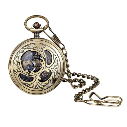 Lancardo Taschenuhr Unisex Automatisch Mechanisch Uhrwerk mit Halskette Vintage Style Automatikuhr Geburtstagsgeschenk Lancardo Taschenuhr Unisex Automatisch Mechanisch Uhrwerk mit Halskette Vintage Style Automatikuhr Geburtstagsgeschenk von Lancardo