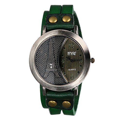 Lancardo Herren Damen Armbanduhr Analog mit Leder Armband LCD028P029 von Lancardo