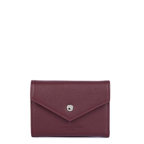 LANCASTER | Foulonné PM Kartenetui aus genarbtem Rindsleder, Bordeauxrot von Lancaster