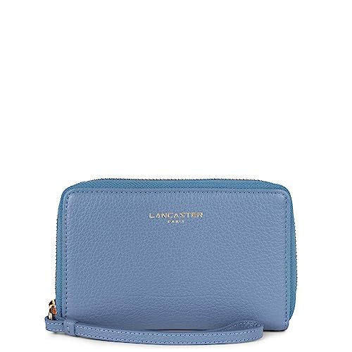 Lancaster Dune Zip Around Wallet Bleu Stone von Lancaster