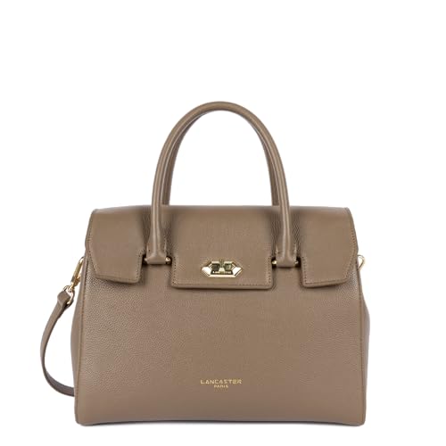LANCASTER | Milano Cosmos – Handtasche aus genarbtem Rindsleder, dunkler Sand LANCASTER | Milano Cosmos – Handtasche aus genarbtem Rindsleder, dunkler Sand von Lancaster