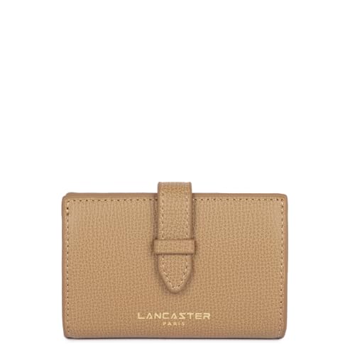 LANCASTER | Sierra PM – Kartenhalter aus Rindsleder, genarbt, sandfarben von Lancaster
