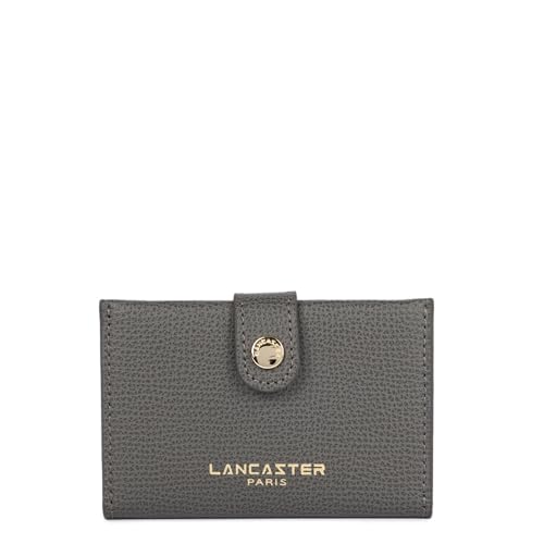 LANCASTER | Sierra PM – Kartenhalter aus genarbtem Rindsleder, Grau von Lancaster