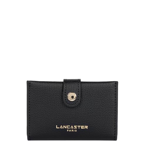LANCASTER | Sierra PM – Kartenhalter aus genarbtem Rindsleder, Schwarz von Lancaster