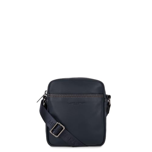 Lancaster Homme MIni Soft Vintage Zipped Bag Bleuf Camel von Lancaster