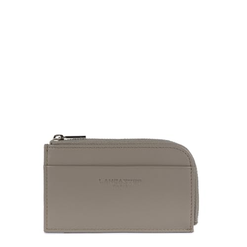 Lancaster | Paris PM – Kartenhalter aus Rindsleder, glatt, Kieselstein-Optik, dunkel von Lancaster